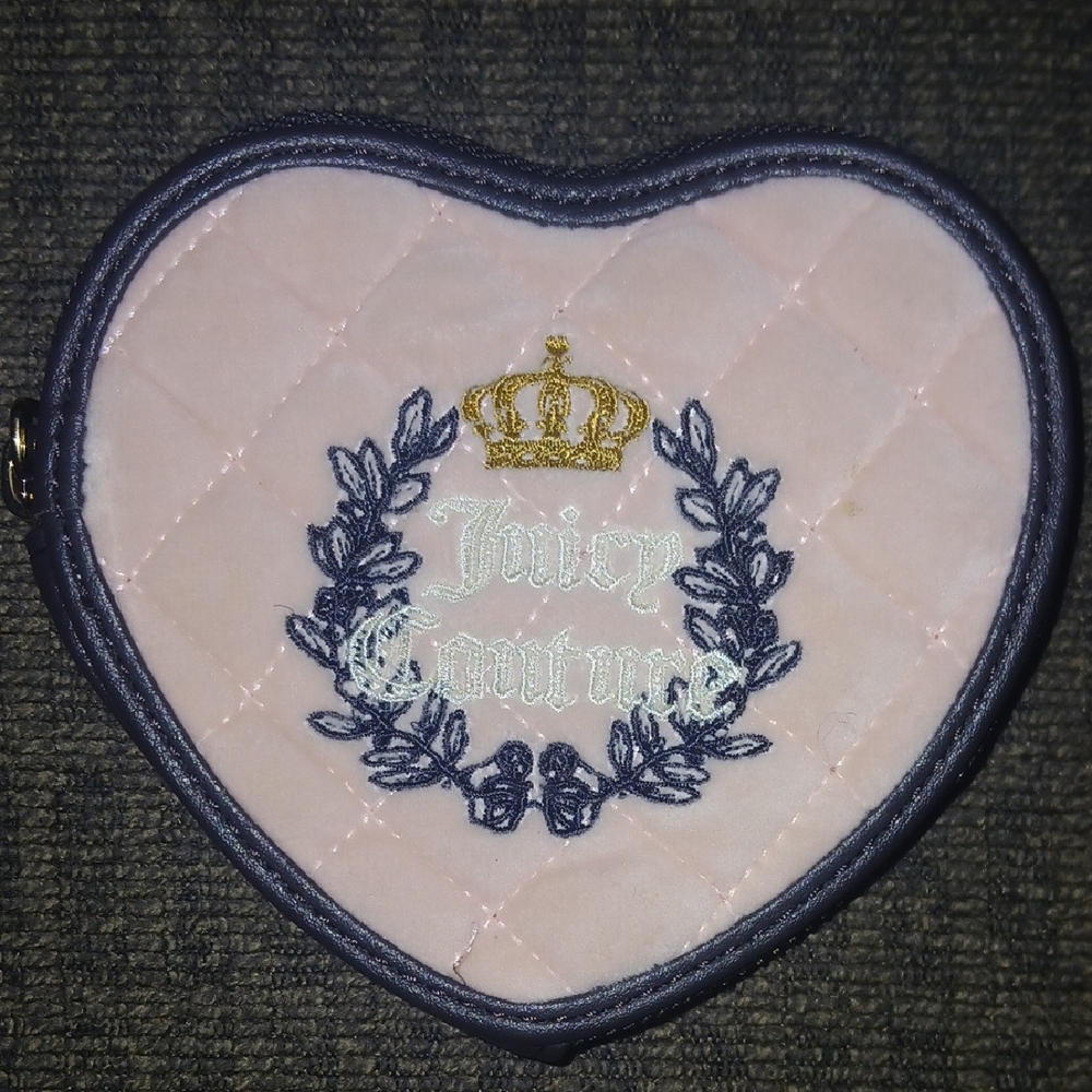 Juicy Couture Pink Heart Coin Pouch